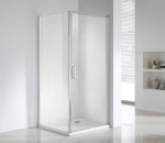 Wellis zuhanykabin Qadrum egy nyílóajtó szögletes Easy Clean 90x90x190